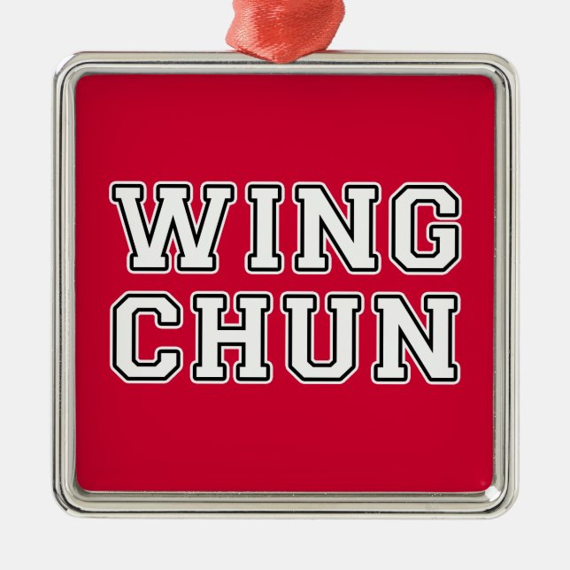 Wing Chun Metal Tree Decoration (Front)