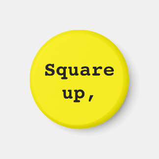 Wing Chun Practice Reminder (2 of 3) Yellow Magnet