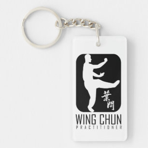 Wing Chun Practitioner "Ip Man Style" Key Ring