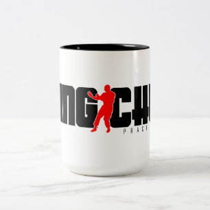 Wing Chun Practitioner Two-Tone Coffee Mug