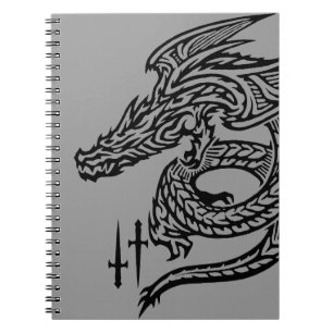Wing Dragon Photo Notebook (80 Pages B&W)