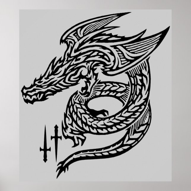 Wing Dragon Print (Front)