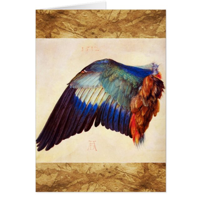 WING FEATHERS OF AN EUROPEAN ROLLER (Front)