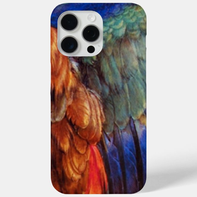 WING FEATHERS OF AN EUROPEAN ROLLER Case-Mate iPhone CASE (Back)