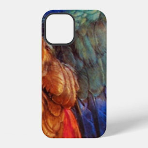 WING FEATHERS OF AN EUROPEAN ROLLER iPhone 12 CASE