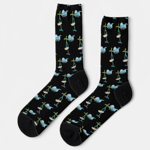 Wing Foiling Stickman Socks