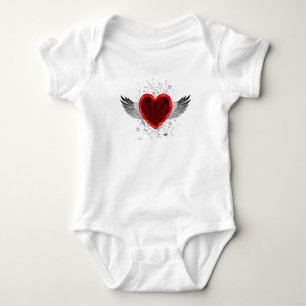 Wing Heart Baby Bodysuit