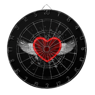 Wing Heart Dartboard