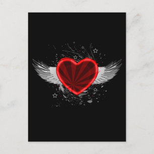 Wing Heart  Postcard