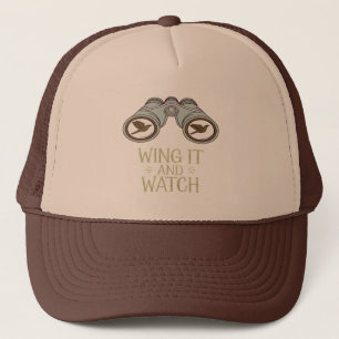 Wing It and Watch Birdwatching Nature Adventure Trucker Hat