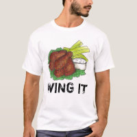 WING IT BBQ Buffalo Barbecue Chicken Wings Foodie