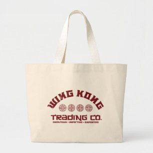 wing kong trading co. big trouble in little china large tote bag