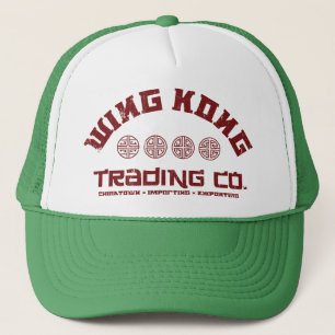 wing kong trading co. big trouble in little china trucker hat