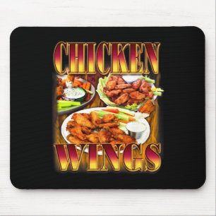 Wing Lover Bootleg Rap Cds Aesthetic 90s Funny Chi Mouse Mat