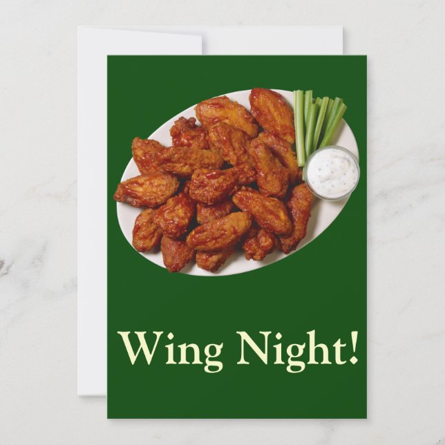 Wing Night Invitation (Front)