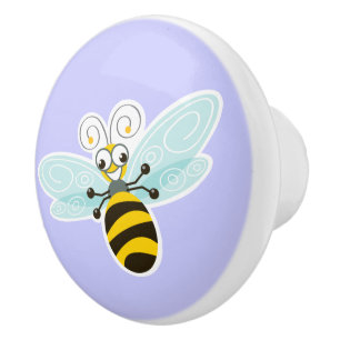 Wing-Nutz™_Bumble Bee (Buzz)_sweet & fun decor Ceramic Knob