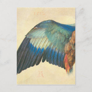 Wing of a Blue Roller by Albrecht Durer Postcard