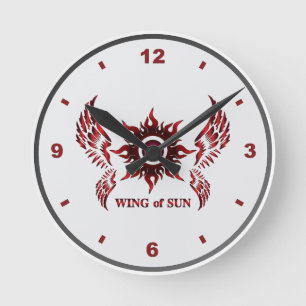 Wing of sun Clock