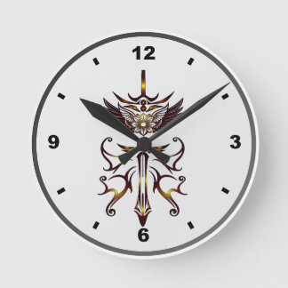 Wing Sword Clock