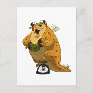 Wing-Tailed Unicordionist Postcard