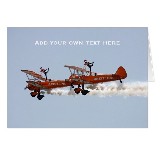 Wing Walkers aerobatic display team (Front Horizontal)