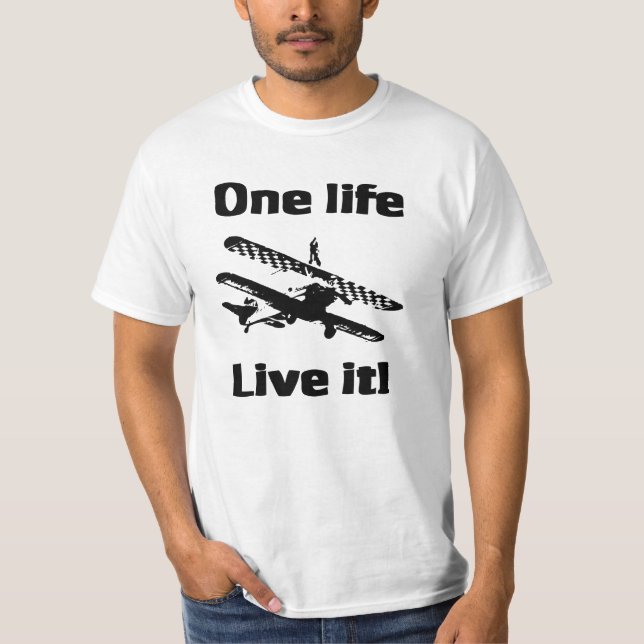 Wing Walking Aerobatics  Tshirt (Front)