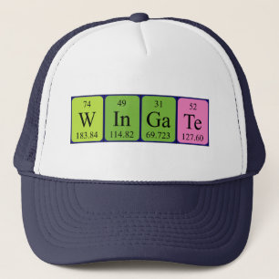 Wingate periodic table name hat