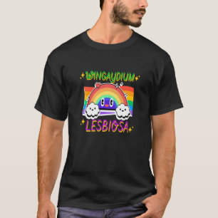 Wingaydium Lesbiosa  Lesbian Gay Pride Lbgtqia+ Lb T-Shirt
