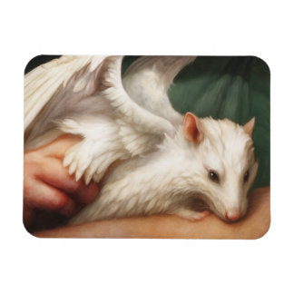 Winged Angel Rat Magnet