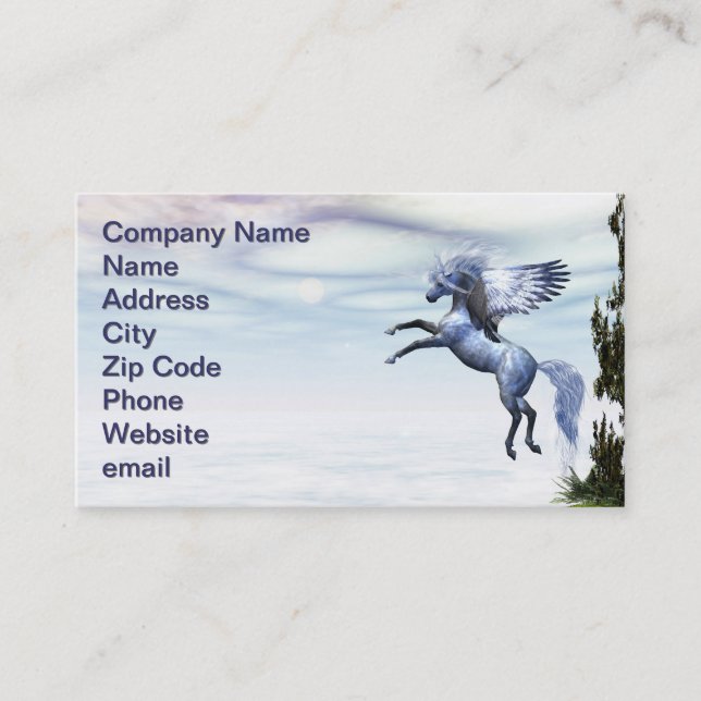 Winged Beauty Business Card (Front)