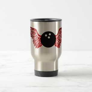 winged bowling travel mug