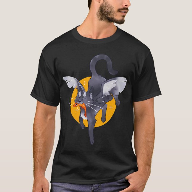 Winged Cat T-Shirt (Front)
