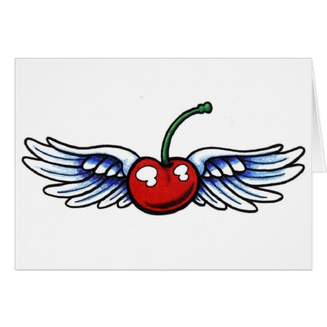 Winged Cherry cards (Front Horizontal)