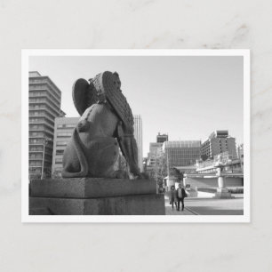 Winged Chinese Lion, Tsukiji Hongan-ji: Tokyo Postcard