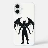 Winged Demon Silhouette