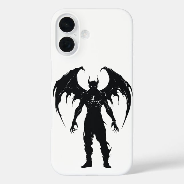 Winged Demon Silhouette Case-Mate iPhone Case (Back)