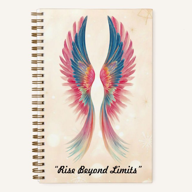 "Winged Divine Power" Notebook (Front)