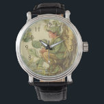 Winged Elm Fairy Sitting in a Tree Watch<br><div class="desc">It must be difficult being an elm fairy. This winged storybook creature is sitting in a tree,  taking a few minutes to enjoy the day. Order this fantastical print today!</div>