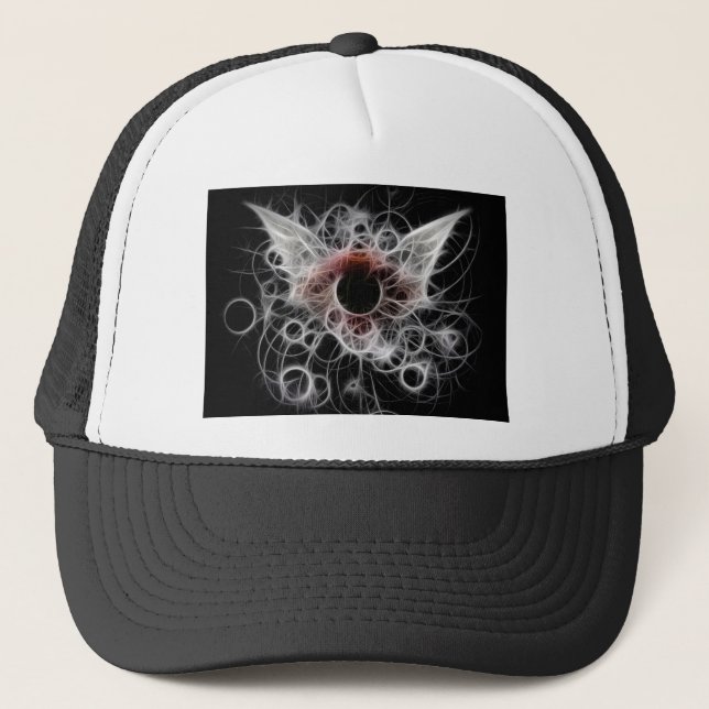Winged Eye Abstract Trucker Hat (Front)