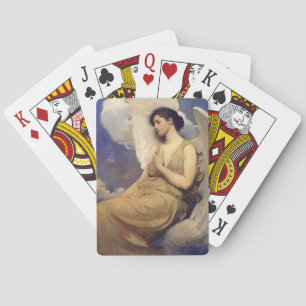Winged Figure Vintage Angel Playing Cards