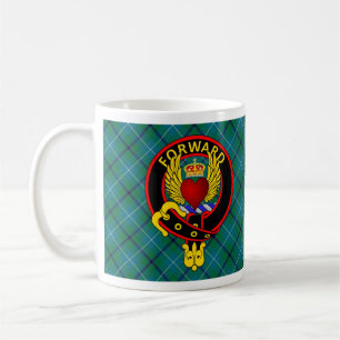 Winged Heart Ancient Douglas tartan mug
