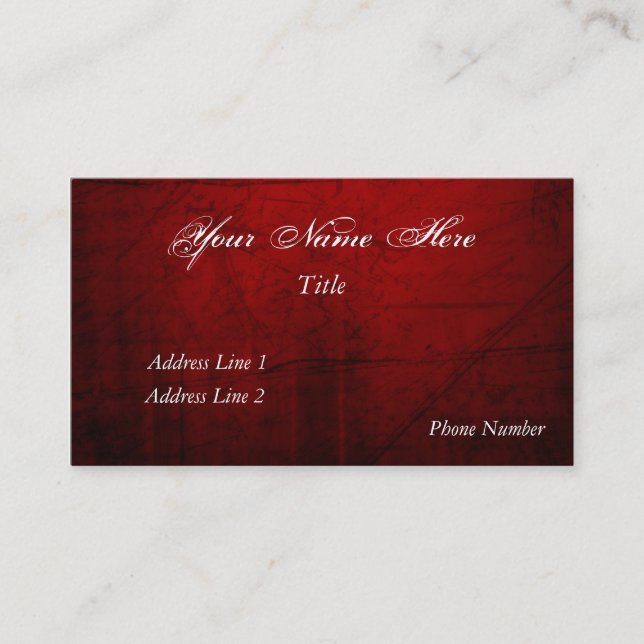 Winged Heart Business Card (Front)