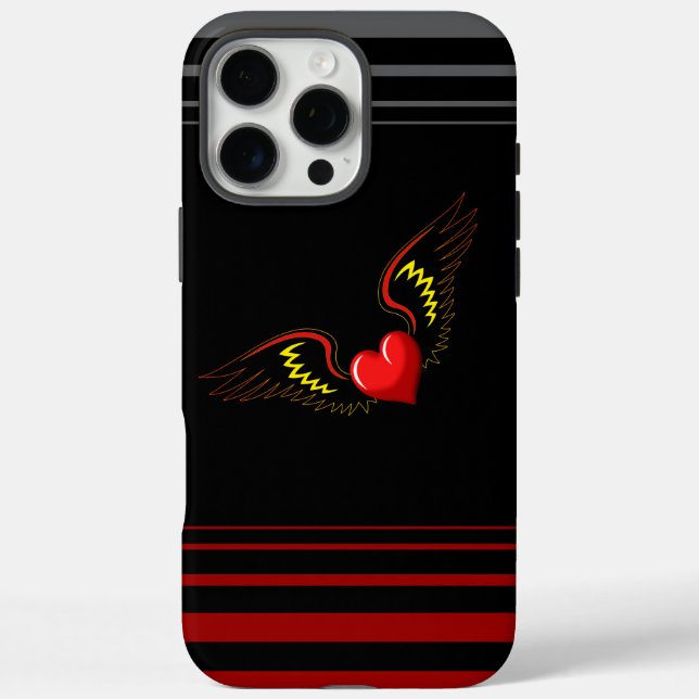 Winged Heart Case-Mate iPhone Case (Back)