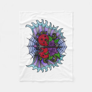 Winged Heart Fleece Blanket