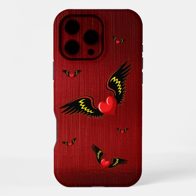 Winged Heart iPhone Case (Back)