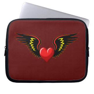 Winged Heart Laptop Sleeve