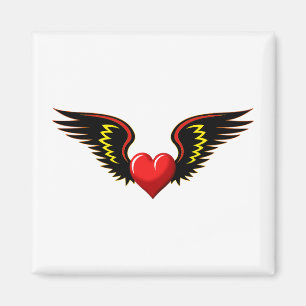 Winged Heart Magnet
