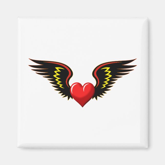 Winged Heart Magnet (Front)