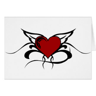 Winged Heart Tattoo