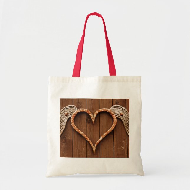 Winged Heart Tote Bag (Front)